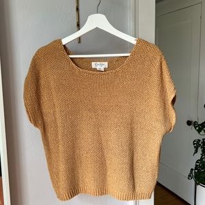 JESSICA SIMPSON CROPPED SHORT SLEEVE STOP